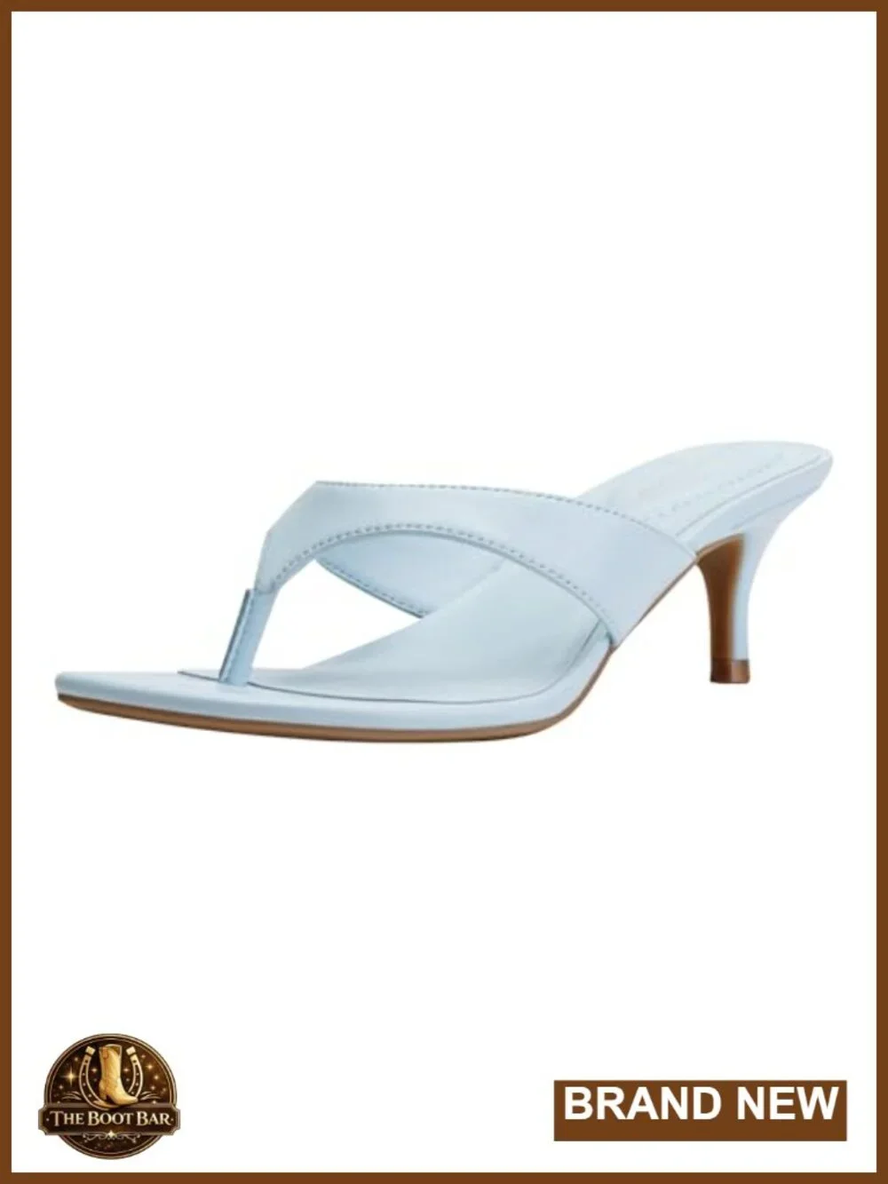 Stiletto Heeled Sandals Faux Leather Slip-On Open Toe Dressy